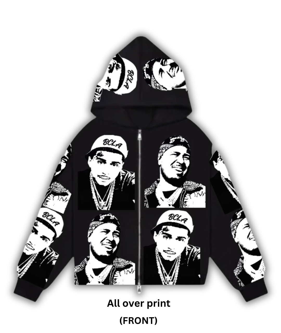 DRAKEO X SUEDE HOODIE
